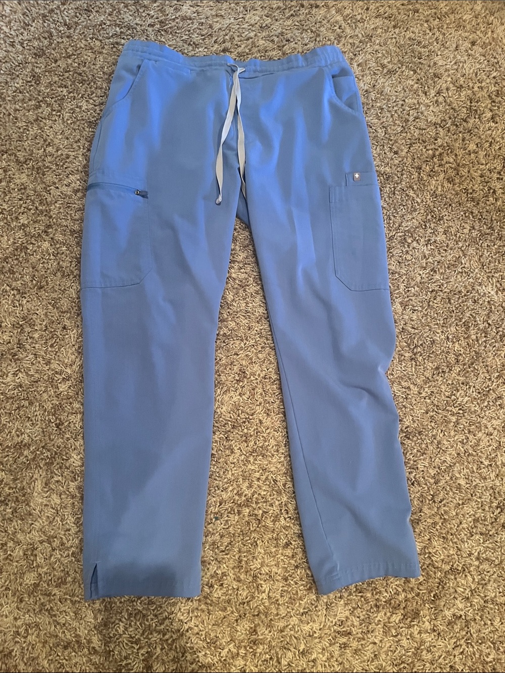 Women's Light Blue Figs Scrub Pants